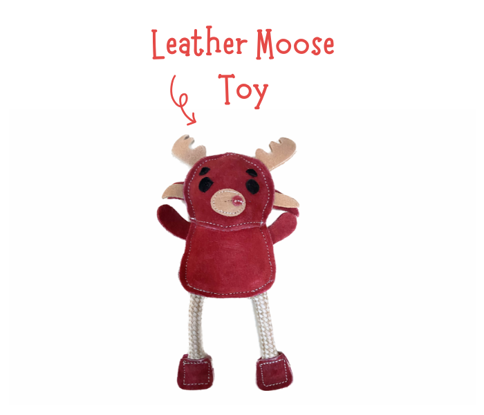 Lucy Moose Natural Leather Stuffed Toy